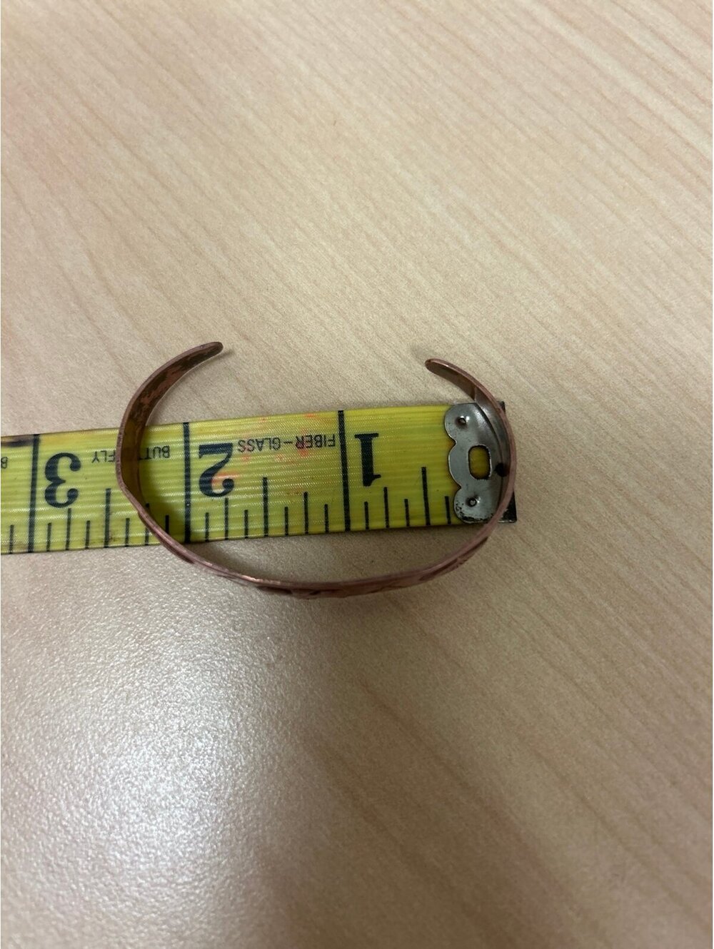 Vintage Bell Trading Post Thunderbird Copper Cuff Bracelet - Picture 6 of 6